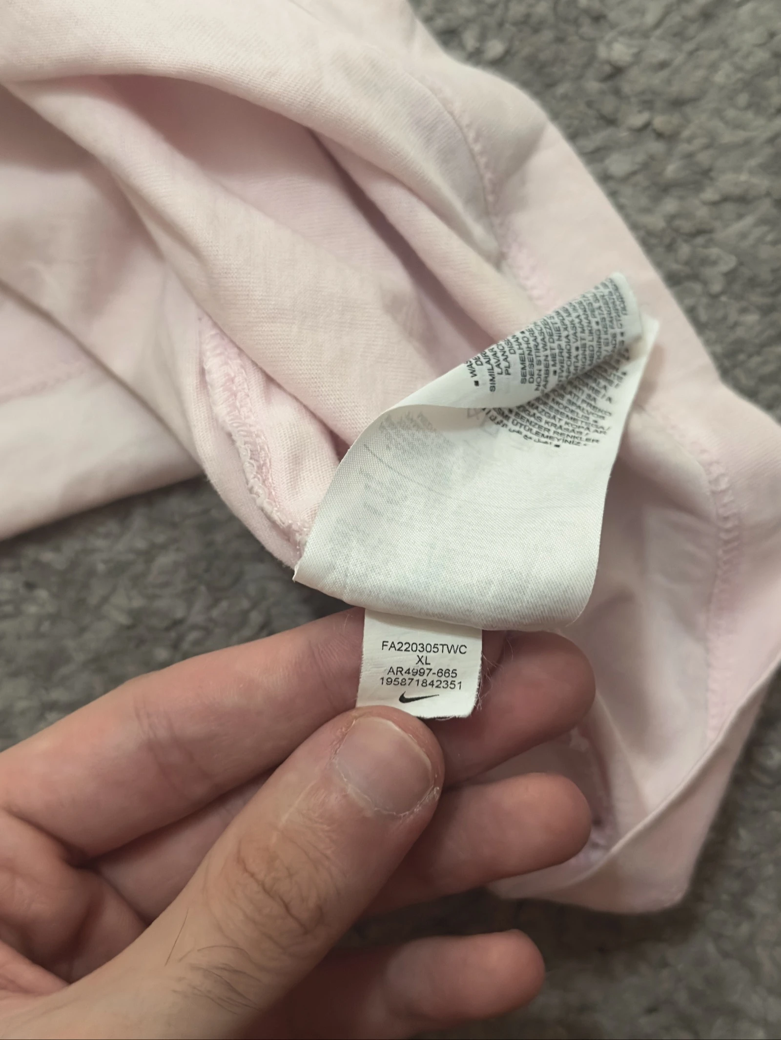 Nike Oversized T-shirt Roze – photo 5
